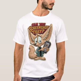 Camiseta Podes Capturar essa Embroideria Divertida de uma R