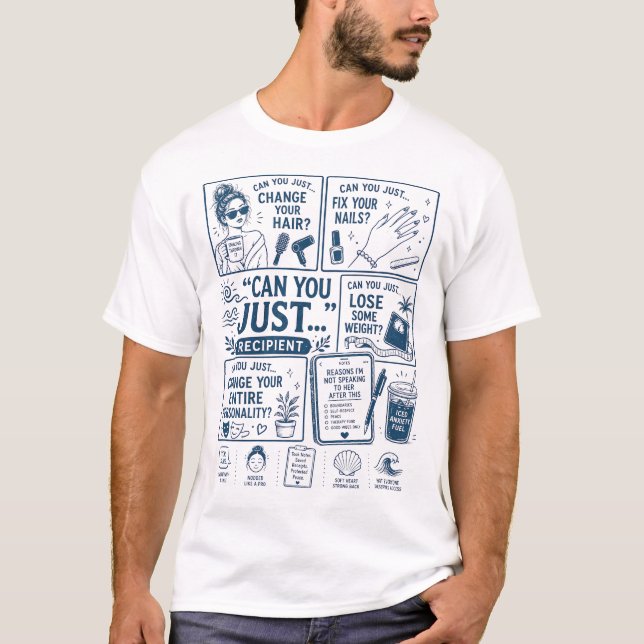 Camiseta Podes só... destinatário (Frente)