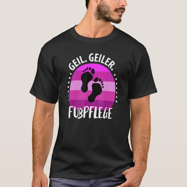 Camiseta Podiatria De Pé De Pé Podiatria De Pé Peredicura P (Frente)
