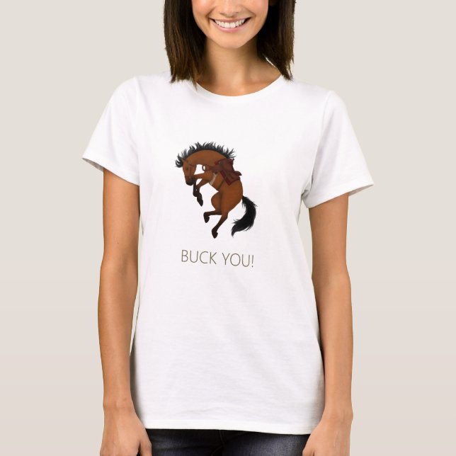 Camiseta Põe-Te! Funny Bay Horse (Frente)