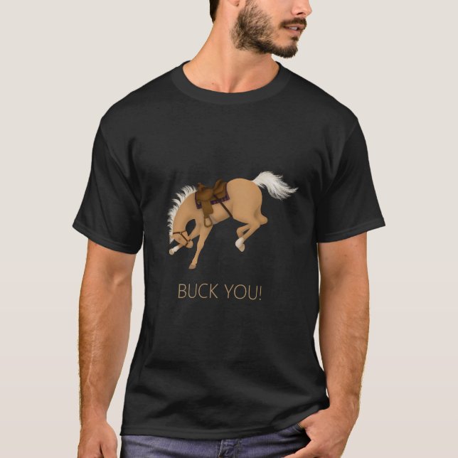 Camiseta Põe-Te! Funny Sorrel Horse Dark (Frente)