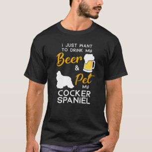 Camiseta Poeira de Cachorro do Cocker Spaniel Proprietário