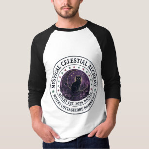 Camiseta Poeira de Estrelas & Gatos Pretos Alquimia Celes