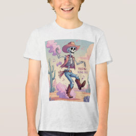 Camiseta Poeira de Osso Yeehaw – Divertindo-se no Deserto!