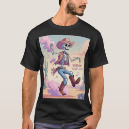 Camiseta Poeira de Osso Yeehaw – Divertindo-se no Deserto!