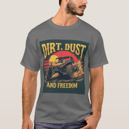 Camiseta Poeira e liberdade de diafragma - resistente