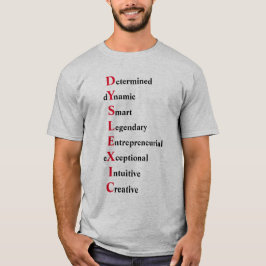 Camiseta Poema Acrótico Disléxico - RED