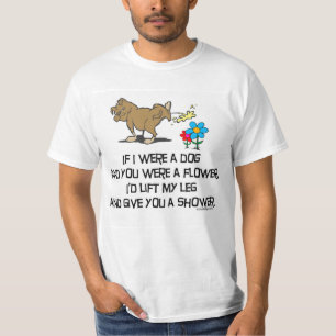 Camiseta Poema engraçado do cão