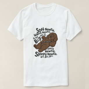 Camiseta Poema Soft Newfie (newf marrom)
