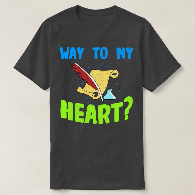 Camiseta Poemas Bem Para Meu Coração (Frente do Design)