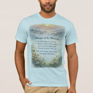Camiseta Poesia Cênica do Sussurro da Manhã Gráfica Masculi