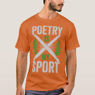 Camiseta Poesia É Meu Poeta Esportivo Presente