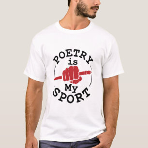 Camiseta Poesia É O Meu Poeta Esportivo Esportivo Escritor