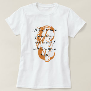 Camiseta Poesia em Movimento, Citação do Cavalo