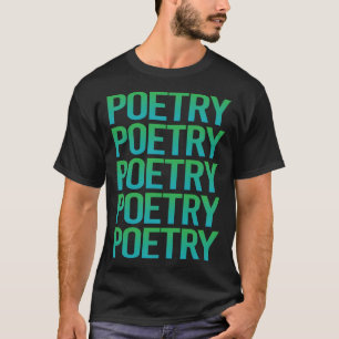 Camiseta Poeta de Poesia de Texto Gradiente