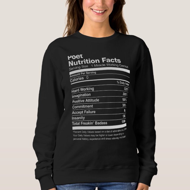 Camiseta Poeta Nutrição Fala Engraçado (Frente)