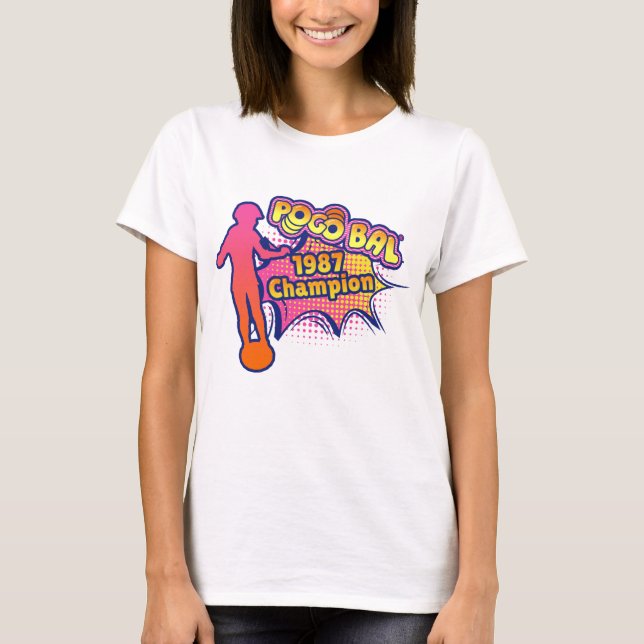 Camiseta Pogo Bal '1987 Campeão' (Frente)
