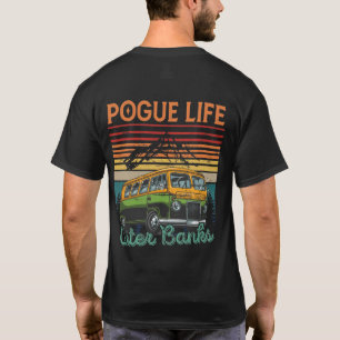 Camiseta Pogue Life Outer Banks Vintage Hippie Camping