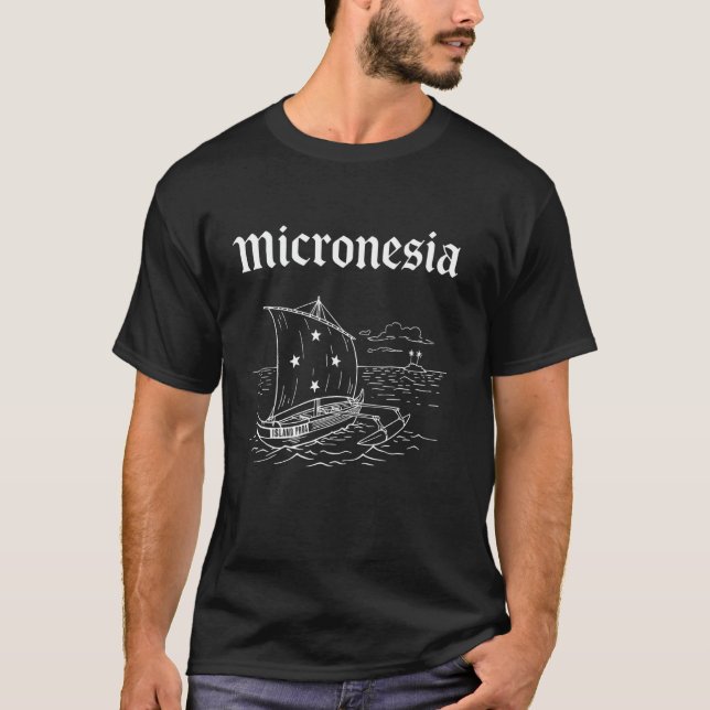 Camiseta Pohnpei Chuuk Yap Kosrae Micronesia (Frente)