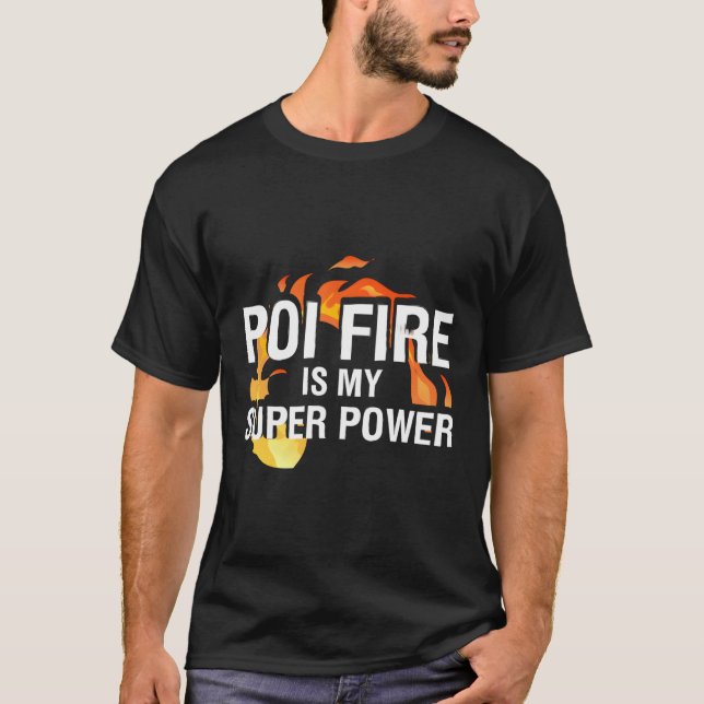 Camiseta Poi Fire É O Meu Poi De Super Potência. (Frente)