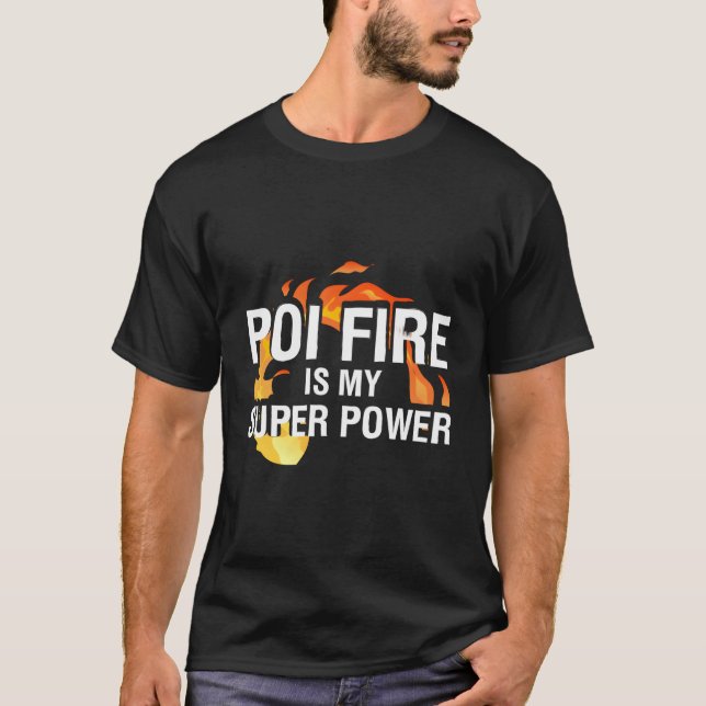 Camiseta Poi Fire É O Meu Poi De Super Potência. (Frente)