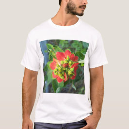 Camiseta poinsétia selvagem