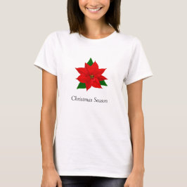 Camiseta Poinsettia Flower