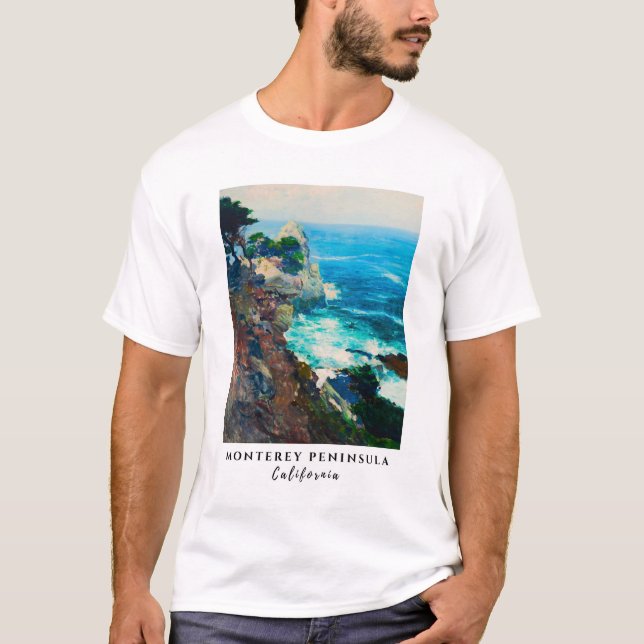 Camiseta Point Lobos Monterey Península Califórnia Capa do  (Frente)