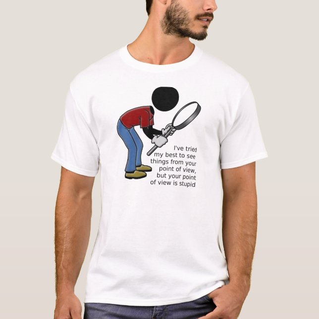 Camiseta Point of View é Estúpido (Frente)