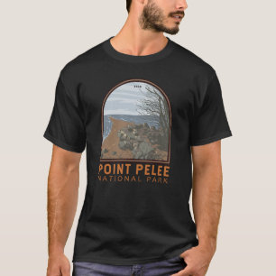 Camiseta Point Pelee National Park Viagem Art Vintage