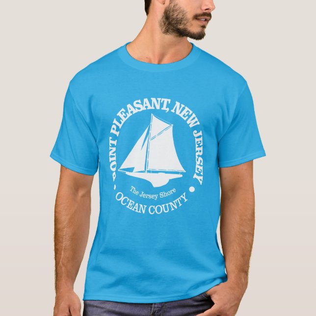 Camiseta Point Pleasant NJ (loop) (Frente)