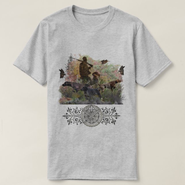 Camiseta Pointer Alemão de Cabelo Curto  (Frente do Design)