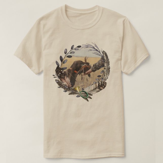 Camiseta Pointer Alemão de Cabelo Curto  (Frente do Design)