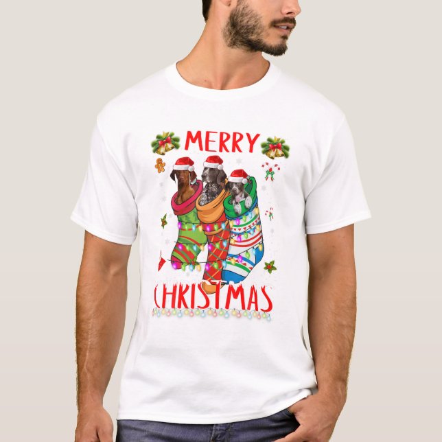 Camiseta Pointer Alemão de Cabelo Curto (Frente)