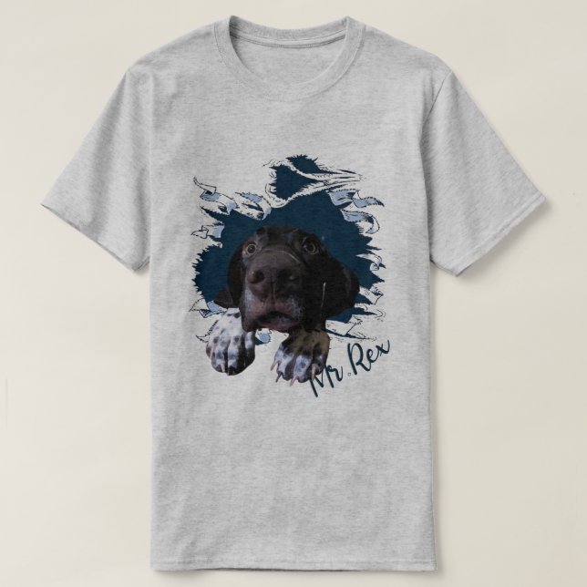 Camiseta Pointer Alemão de Cabelo Curto  (Frente do Design)