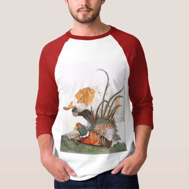 Camiseta Pointer e faisão (Frente)