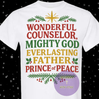 Camiseta Pois para nós um menino nasceu - Natal - Cristão