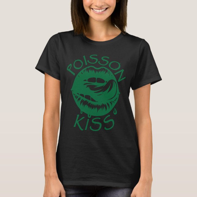 Camiseta Poisson Kiss: Halloween Lips Tee (Frente)