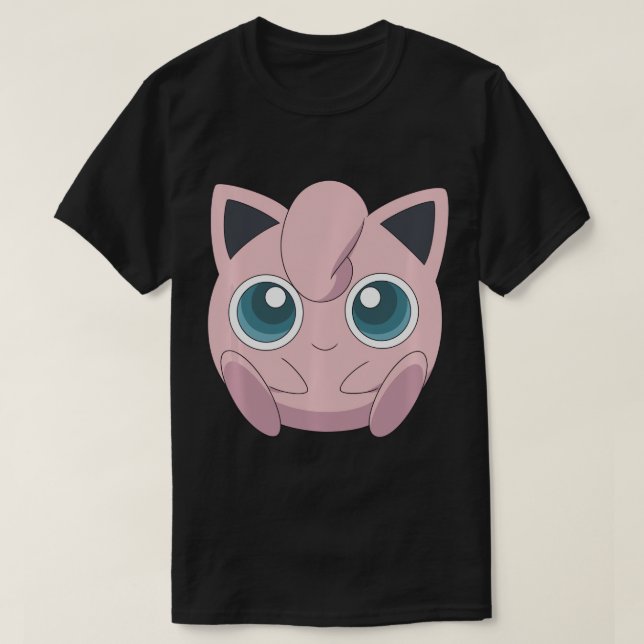 Camiseta PokÃ ©mon Jigglipuff Gritante Grande Capa Longa (Frente do Design)