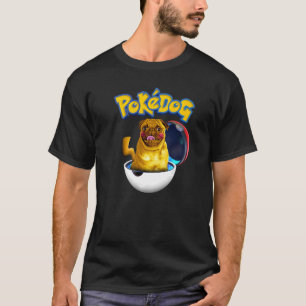 Camiseta PokeDog Cute Pug Puppy no Natal