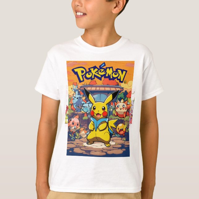 Camiseta Pokémon Sun e Moon (Frente)