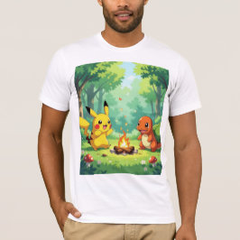 Camiseta Pokémon und seine Treue Freunde