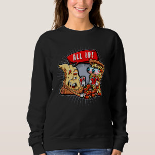 Camiseta Poker All In Pepperoni Pizza Poker Chip