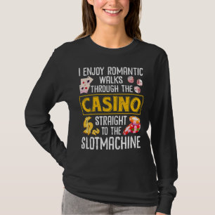 Camiseta Poker Aproveita Caminhos Românticos Através de Cas