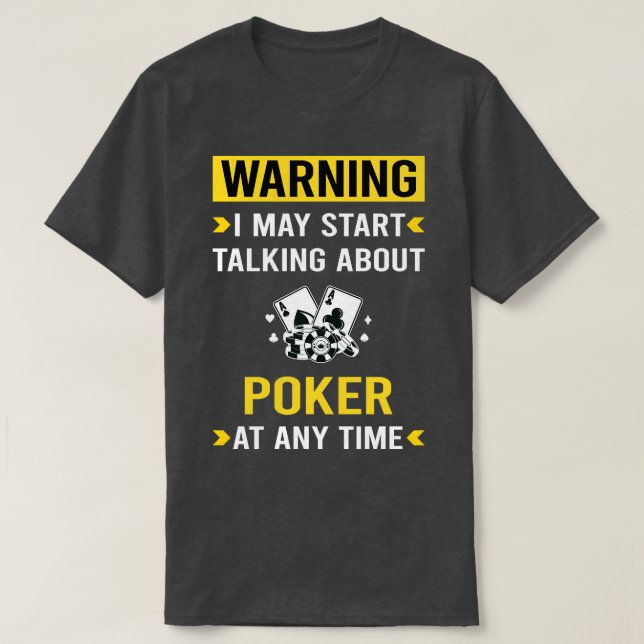 Camiseta Poker de Aviso (Frente do Design)