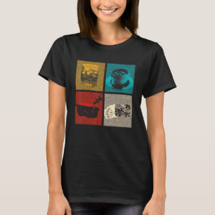 Camiseta Poker de charuto de café com uísque