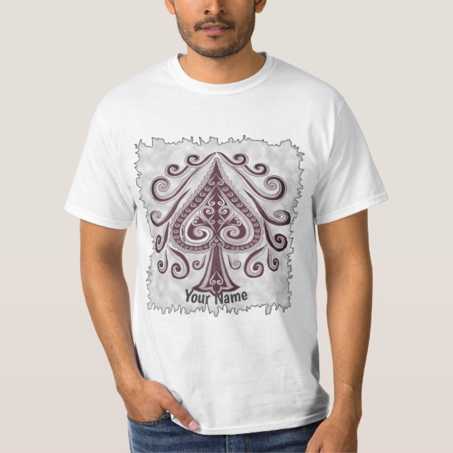 Camiseta Poker Espadas  (Frente)