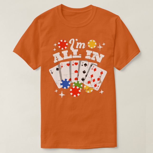 Camiseta Poker - Estou todo em - 1 (Frente do Design)
