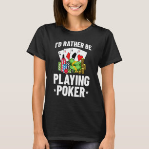 Camiseta Poker Texas Segure-Nos Todos No Jogador 5