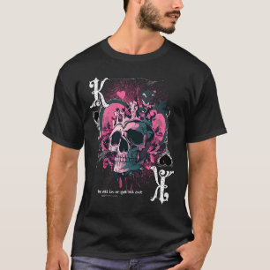Camiseta Poker Tocando Cartaz Rei Do Crânio